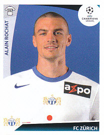 Alain Rochat FC Zurich samolepka UEFA Champions League 2009/10 #196